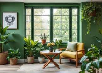 Evde Dikkat Çekici Bir Bahçe Oluşturun: Yeşil Bir Kahve Köşesi Oluşturun Create a Striking Garden at Home: Design a Green Coffee Nook