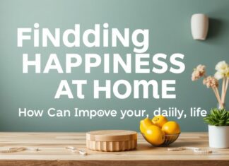 Evde Mutluluk Bulmak: Günlük Hayatınızı Nasıl Geliştirebilirsiniz Finding Happiness at Home: How You Can Improve Your Daily Life