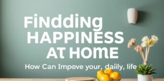 Evde Mutluluk Bulmak: Günlük Hayatınızı Nasıl İyileştirebilirsiniz Finding Happiness at Home: How You Can Improve Your Daily Life