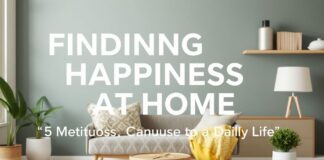 Evde Mutluluk Bulmak: Günlük Hayatta Kullanabileceğiniz 5 Yöntem Finding Happiness at Home: 5 Methods You Can Use in Daily Life