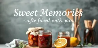 Evde Tatlı Anılar: Reçellerle Dolu Bir Yaşam Tarzı Sweet Memories at Home: A Life Filled with Jams