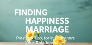 Evlilikte Mutluluk Bulmak: İlişkilerinizi Geliştirmek için Pratik İpuçları Finding Happiness in Marriage: Practical Tips to Enhance Your Relationships