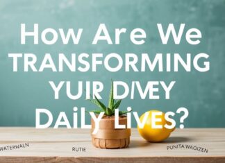 Günlük Hayatımızı Nasıl Dönüştürüyoruz? How Are We Transforming Our Daily Lives?