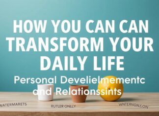 Günlük Hayatınızı Nasıl Dönüştürebilirsiniz: Kişisel Gelişim ve İlişkiler How You Can Transform Your Daily Life: Personal Development and Relationships