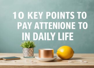 Günlük Hayatta Dikkat Edilmesi Gereken 10 Anahtar Nokta 10 Key Points to Pay Attention to in Daily Life