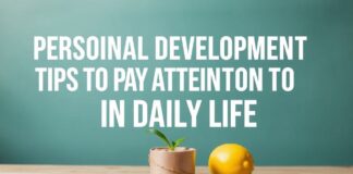 Günlük Hayatta Dikkate Almanız Gereken Kişisel Gelişim İpuçları Personal Development Tips to Pay Attention to in Daily Life