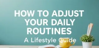 Günlük Rutinlerinizi Nasıl Düzeltirsiniz: Bir Yaşam Tarzı Rehberi How to Adjust Your Daily Routines: A Lifestyle Guide