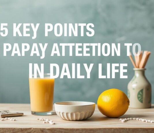 Günlük Yaşamda Dikkat Edilmesi Gereken 5 Ana Nokta 5 Key Points to Pay Attention to in Daily Life