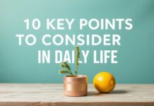 Günlük Yaşamda Dikkate Alınması Gereken 10 Anahtar Nokta 10 Key Points to Consider in Daily Life