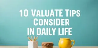 Günlük Yaşamda Dikkate Alınması Gereken 10 Kıymetli İpucu 10 Valuable Tips to Consider in Daily Life