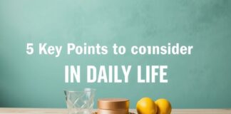 Günlük Yaşamda Dikkate Alınması Gereken 5 Ana Nokta 5 Key Points to Consider in Daily Life