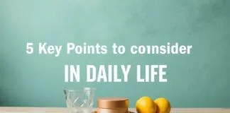 Günlük Yaşamda Dikkate Alınması Gereken 5 Anahtar Nokta 5 Key Points to Consider in Daily Life