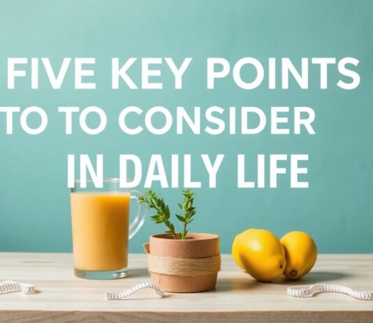 Günlük Yaşamda Dikkate Alınması Gereken 5 Anahtar Nokta Five Key Points to Consider in Daily Life