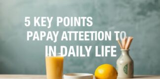 Günlük Yaşamda Dikkate Almanız Gereken 5 Anahtar Nokta 5 Key Points to Pay Attention to in Daily Life