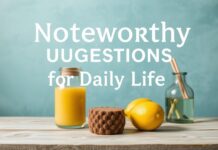 Günlük Yaşamda Dikkate Değer Öneriler Noteworthy Suggestions for Daily Life