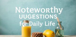 Günlük Yaşamda Dikkate Değer Öneriler Noteworthy Suggestions for Daily Life