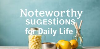 Günlük Yaşamda Dikkate Değer Öneriler Noteworthy Suggestions for Daily Life