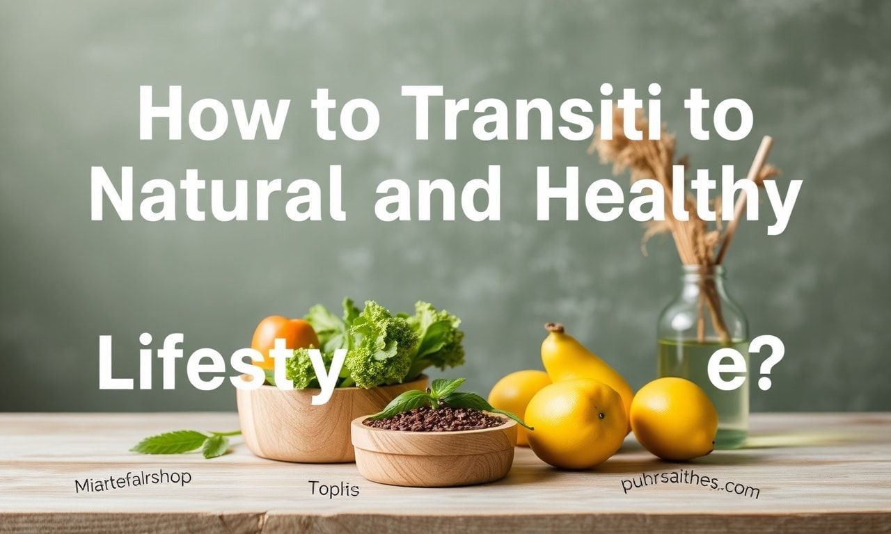 Evde Doğal ve Sağlıklı Bir Yaşam Tarzına Nasıl Geçilir?