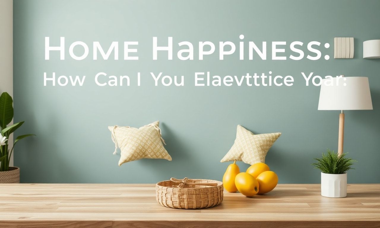 Evde Mutluluk: Günlük Hayatınızı Nasıl Yükseltebilirsiniz?