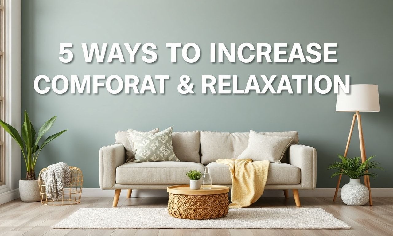 Evde Rahatlık ve Konforu Artırır: Günlük Hayatta Uygulayabileceğiniz 5 Yöntem