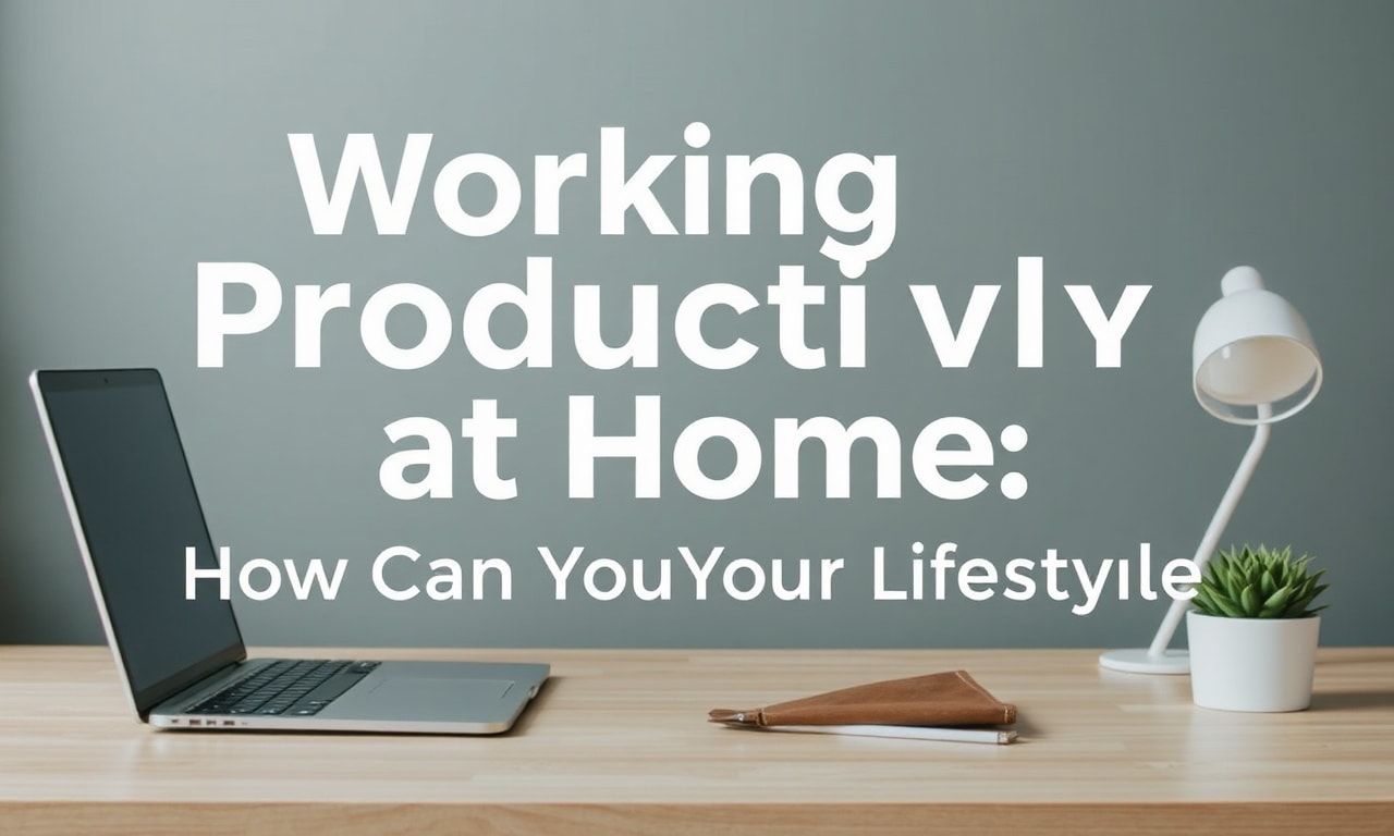 Evde Verimli Çalışmak: Yaşam Tarzınızı Nasıl Yükseltebilirsiniz?