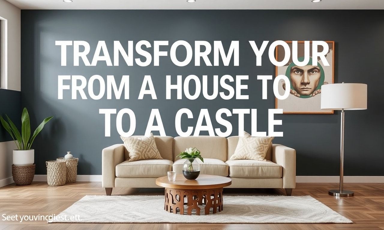 Evinizi Bir Evden Bir Şato'ya Dönüştürmek: Yaşam Tarzınızı Yükseltmek İçin Pratik İpuçları