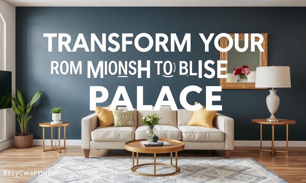 Evinizi Bir Evden Bir Şato'ya Dönüştürmek: Yaşam Tarzınızı Yükseltmek İçin Pratik İpuçları