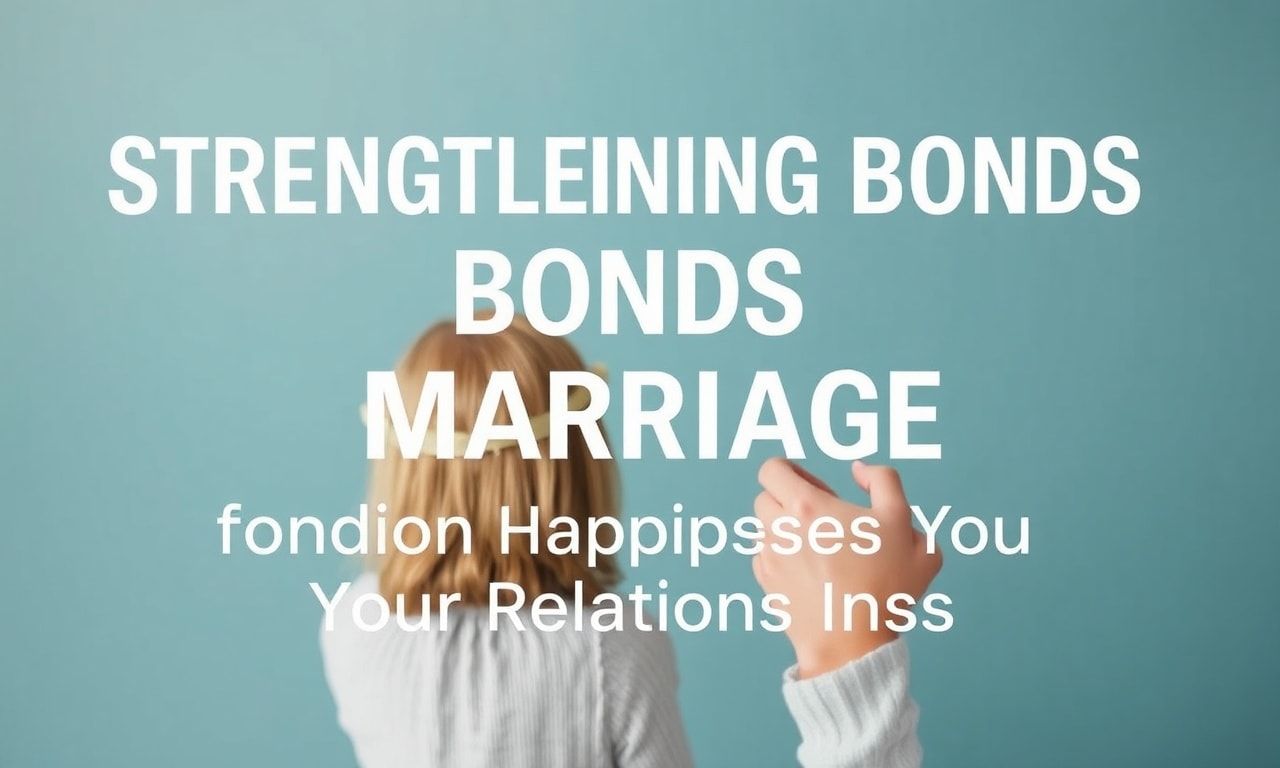 Evlilikteki Bağları Güçlendirmek: İlişkilerinizde Mutluluk Bulmak