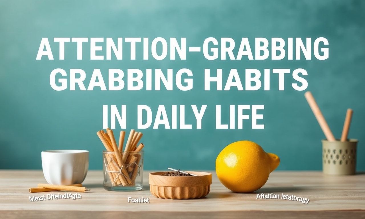 Günlük Hayatta Dikkat Çekici Alışkanlıklar