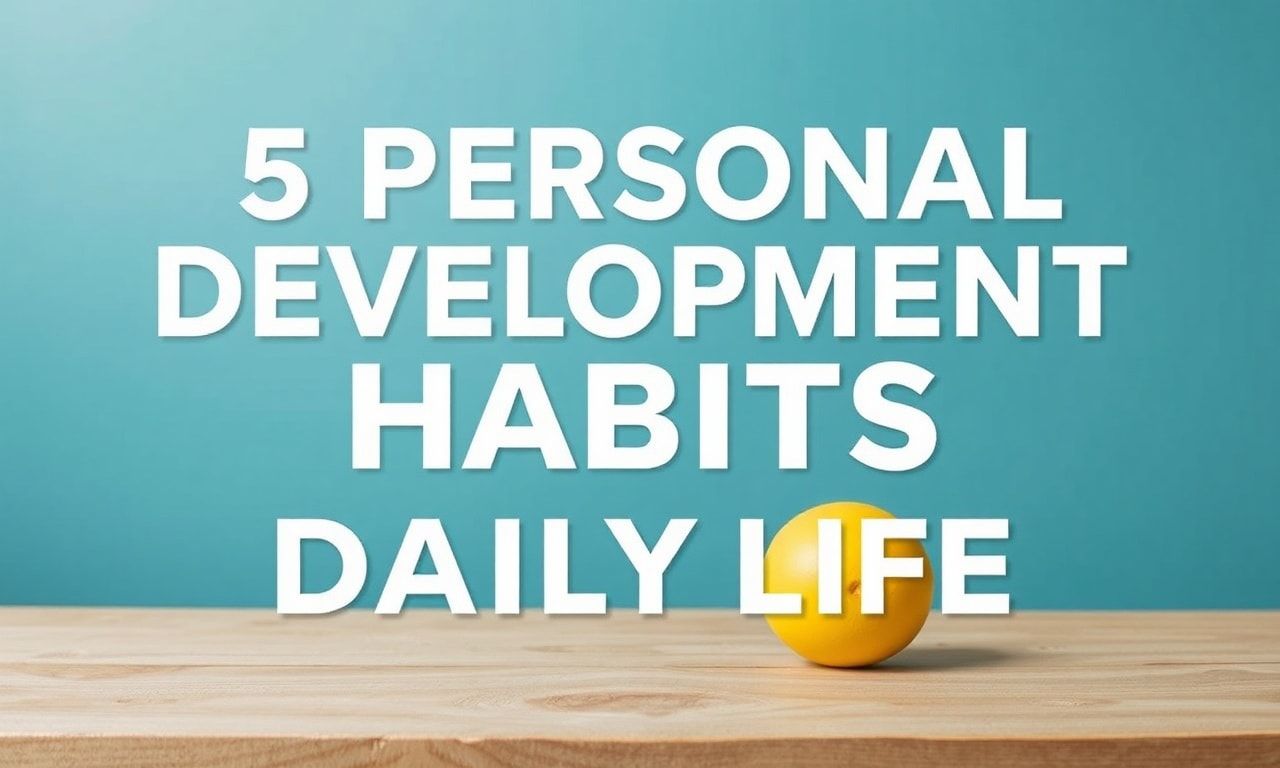 Günlük Hayatta Dikkat Çekmek İstediğiniz 5 Adet Kişisel Gelişim Alışkanlığı