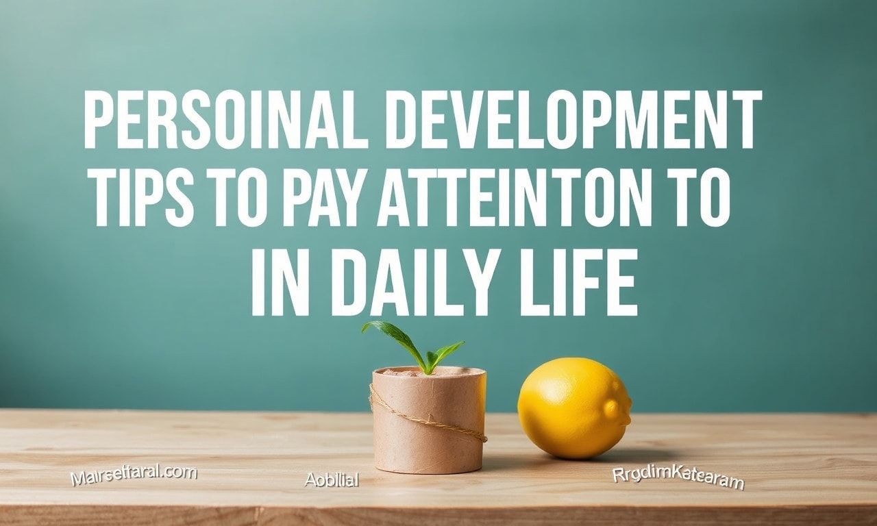 Günlük Hayatta Dikkate Almanız Gereken Kişisel Gelişim İpuçları