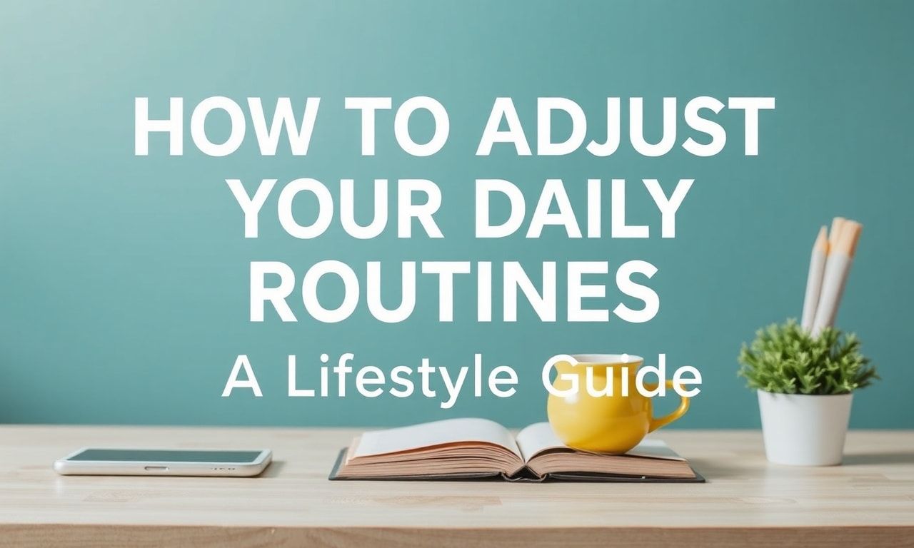 Günlük Rutinlerinizi Nasıl Düzeltirsiniz: Bir Yaşam Tarzı Rehberi