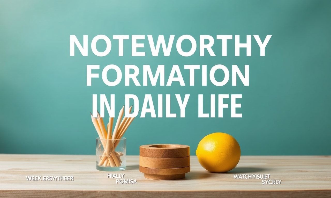 Günlük Yaşamda Dikkate Değer Bilgiler