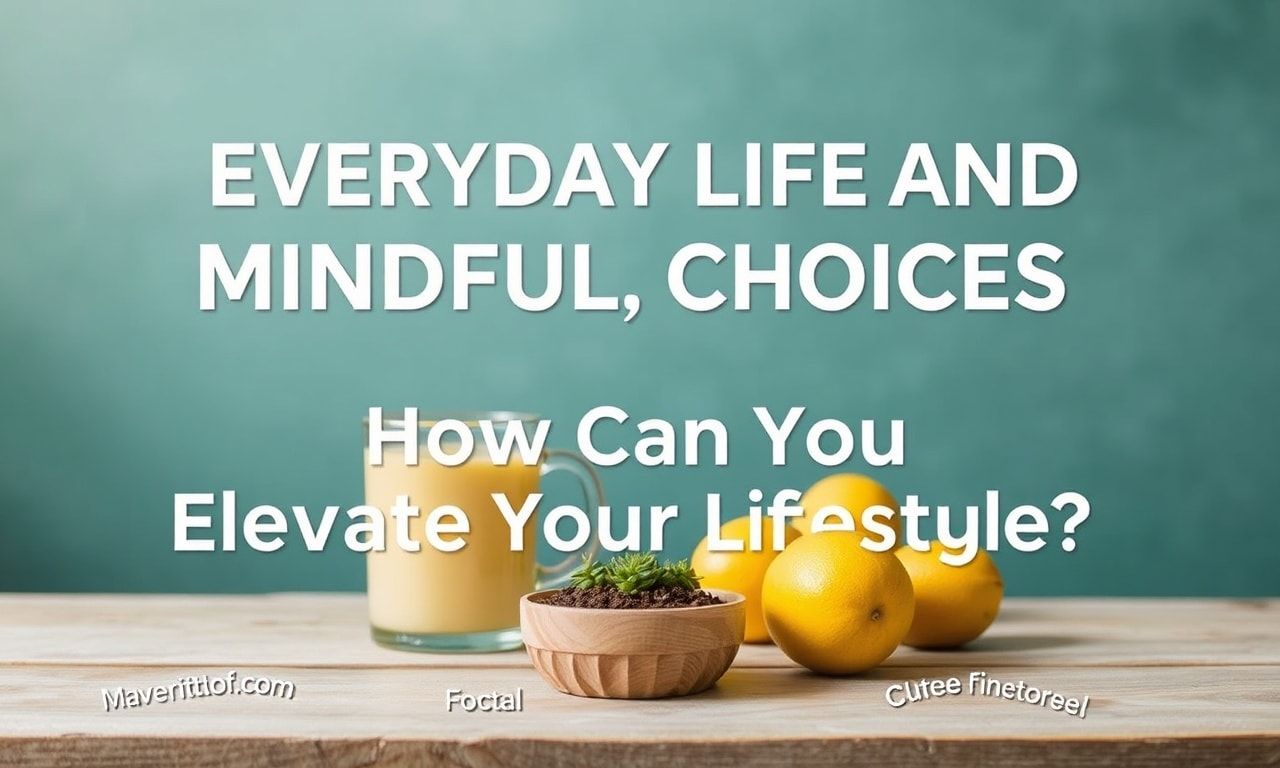 Günlük Yaşamda Dikkatli Seçimler: Yaşam Tarzınızı Nasıl Yükseltebilirsiniz