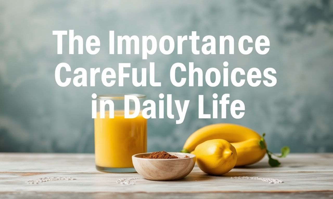 Günlük Yaşamda Dikkatli Seçimlerin Önemi