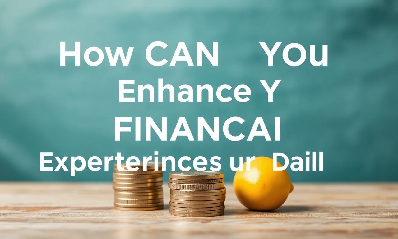 Günlük Yaşamda Finansal Deneyimlerinizi Nasıl Yükseltebilirsiniz?